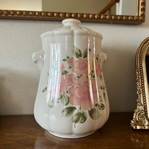 Gibson floral Ceramic Canister